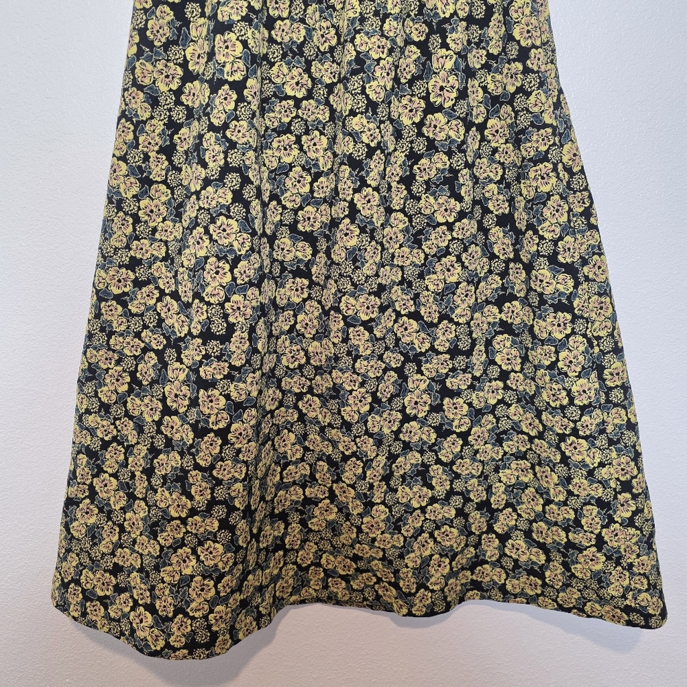 Anthropologie Maeve Floral Brocade Jacquard Maxi Skirt Size 4 - Picture 8 of 10